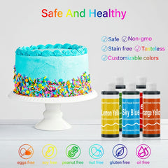 Factory sale 180g Cream Cake Food Coloring gel Ingredients Fondant Macaron Cookie Edible Color Pigment DIY Pastry