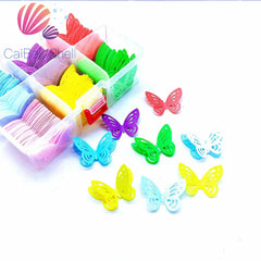 Essbare gemischte Schmetterlings-Wafer-Reispapier-Kuchenaufsätze, Küchenwerkzeuge, Hochzeits-Geburtstags-Party-Kuchendekorationswerkzeug