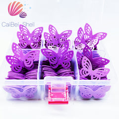 Essbare gemischte Schmetterlings-Wafer-Reispapier-Kuchenaufsätze, Küchenwerkzeuge, Hochzeits-Geburtstags-Party-Kuchendekorationswerkzeug