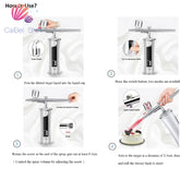 Kuchen-Sprühwerkzeug, Kuchenfärbemittel, Staubwedel, Handbuch für Kuchen, Airbrush-Pumpe, Kuchendekorationswerkzeug, Backwerkzeug, Geschenk, Dessert