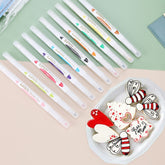 Double Edible Marker Pen Cake Brush Pen Food Coloring Pen For Drawing Biscuits Fondant Cake Decorating Tools DIY