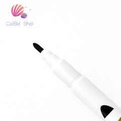 One Pack 2 Pieces Black double sided food coloring marker pen for Cake Art Pen double tip food marker pen Double head food pen