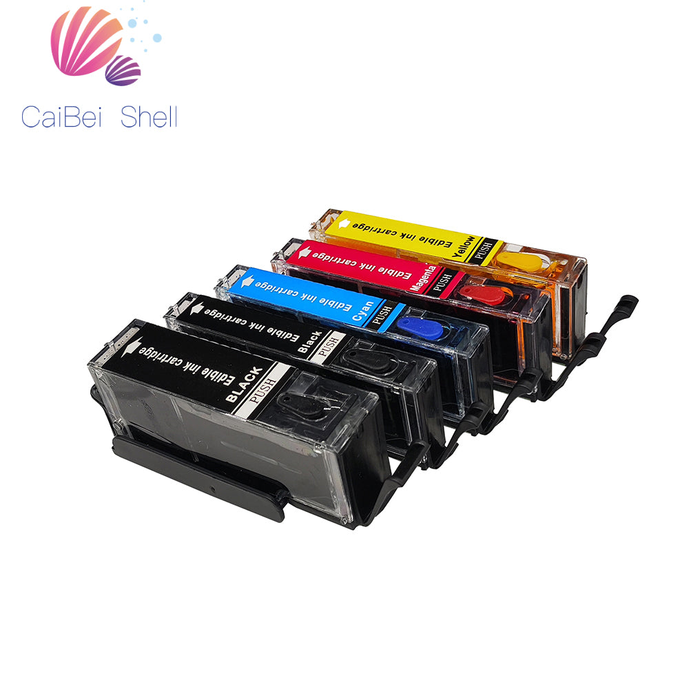 5 Color PGI-780 CLI-781 Edible Ink Cartridge for Canon printer ink cartridge