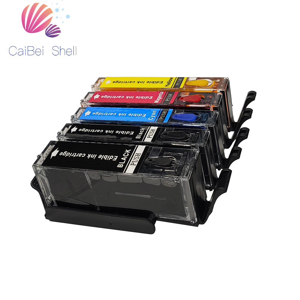 5 Color PGI-480 CLI-481 Edible Ink Cartridge for Canon printer ink cartridge